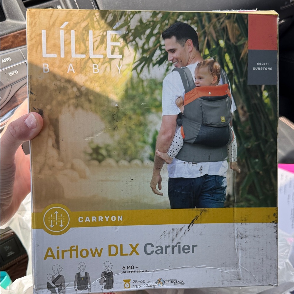 LÍLLÉbaby Kids Belt - Gray and Orange